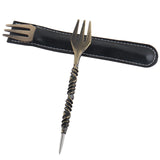 Maxbell Multipurpose Retro Style Fork Professional Fork Tools 6.5" Long Foil Puncher Bronze