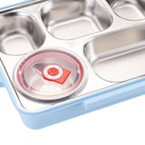 Maxbell Hermetic Lunch Box Portable for Office Traveling Work Blue