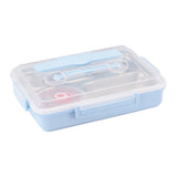 Maxbell Hermetic Lunch Box Portable for Office Traveling Work Blue