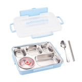 Maxbell Hermetic Lunch Box Portable for Office Traveling Work Blue