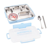 Maxbell Hermetic Lunch Box Portable for Office Traveling Work Blue