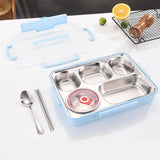 Maxbell Hermetic Lunch Box Portable for Office Traveling Work Blue