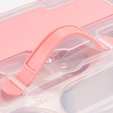 Maxbell Hermetic Lunch Box Portable for Office Traveling Work Pink