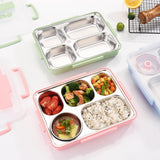 Maxbell Hermetic Lunch Box Portable for Office Traveling Work Pink