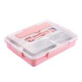 Maxbell Hermetic Lunch Box Portable for Office Traveling Work Pink