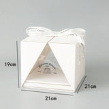 Maxbell 2Pcs Cake Carrier Holder Handle Transparent for Transporting Cakes Pies 6in