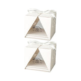 Maxbell 2Pcs Cake Carrier Holder Handle Transparent for Transporting Cakes Pies 6in