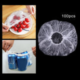 Maxbell 100x Food Covers Elastic Storage Wraps Waterproof Disposable Dustproof
