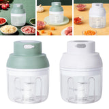 Maxbell Portable Electric Garlic Chopper Mincer Kitchen Gadgets for Vegetable Fruits Green