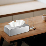 Maxbell Tissue Box Holder Rectangle Decorative Napkin Holder for Cafe Home Kitchen