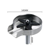 Maxbell Automatic Faucet Cup Washer Multi Angle Spray Washing Rinser for Bar Accs Argent
