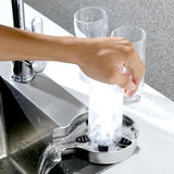 Maxbell Automatic Faucet Cup Washer Multi Angle Spray Washing Rinser for Bar Accs Argent