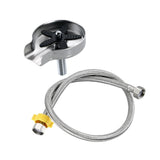 Maxbell Automatic Faucet Cup Washer Multi Angle Spray Washing Rinser for Bar Accs Argent  with Hose