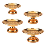 Maxbell Buddha Offering Tray Decoration Altar Supplies Rituals Smudging Decor 5 inch