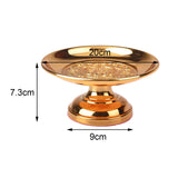 Maxbell Buddha Offering Tray Decoration Altar Supplies Rituals Smudging Decor  8 inch