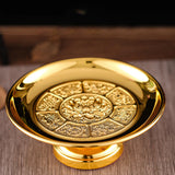 Maxbell Buddha Offering Tray Decoration Altar Supplies Rituals Smudging Decor  8 inch