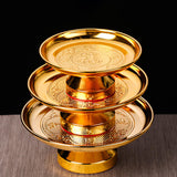 Maxbell Buddha Offering Tray Decoration Altar Supplies Rituals Smudging Decor 10 inch