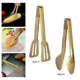 Maxbell Kitchen Tongs Stainless Steel Salad Tongs for Vegetables Barbecue Style A