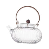 Maxbell High Borosilicate Glass Teapot Kung Fu Tea Heatproof Loose Leaf Stovetop