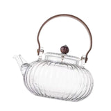 Maxbell High Borosilicate Glass Teapot Kung Fu Tea Heatproof Loose Leaf Stovetop