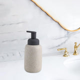 Maxbell Refillable Soap Dispenser Ceramic for Countertop Kitchen Shower Shampoo White A