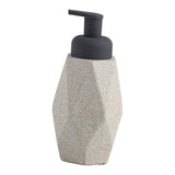 Maxbell Refillable Soap Dispenser Ceramic for Countertop Kitchen Shower Shampoo White B