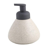 Maxbell Refillable Soap Dispenser Ceramic for Countertop Kitchen Shower Shampoo White C