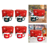 Maxbell Christmas Themed Coffee Mugs Milk Juice Mug 430ml for Home Wedding Birthday Green