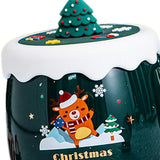 Maxbell Christmas Themed Coffee Mugs Milk Juice Mug 430ml for Home Wedding Birthday Green