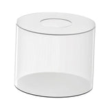 Maxbell Acrylic Cylinder Display Riser Round Tabletop Decoration Base for Birthday D15cmxH10cm
