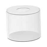 Maxbell Acrylic Cylinder Display Riser Round Tabletop Decoration Base for Birthday D15cmxH10cm