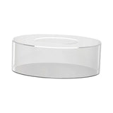 Maxbell Acrylic Cylinder Display Riser Round Tabletop Decoration Base for Birthday D20cmxH10cm