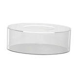 Maxbell Acrylic Cylinder Display Riser Round Tabletop Decoration Base for Birthday D25cmxH10cm