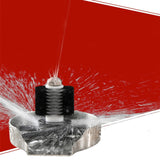 Maxbell Press Type Faucet glass cup rinser Accessories Cleaner Cup Washer for Bar Home Argent