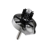 Maxbell Press Type Faucet glass cup rinser Accessories Cleaner Cup Washer for Bar Home Argent