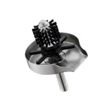 Maxbell Press Type Faucet glass cup rinser Accessories Cleaner Cup Washer for Bar Home Argent