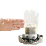 Maxbell Press Type Faucet glass cup rinser Accessories Cleaner Cup Washer for Bar Home Argent