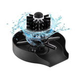 Maxbell Press Type Faucet glass cup rinser Accessories Cleaner Cup Washer for Bar Home Black