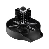 Maxbell Press Type Faucet glass cup rinser Accessories Cleaner Cup Washer for Bar Home Black