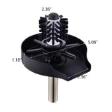 Maxbell Press Type Faucet glass cup rinser Accessories Cleaner Cup Washer for Bar Home Black