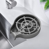 Maxbell rinser Spraying Holes Bottle Washer Automatic Stainless Steel Gray