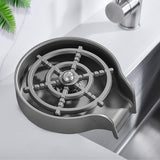 Maxbell rinser Spraying Holes Bottle Washer Automatic Stainless Steel Gray