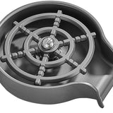 Maxbell rinser Spraying Holes Bottle Washer Automatic Stainless Steel Gray with hose