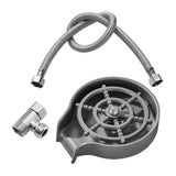 Maxbell rinser Spraying Holes Bottle Washer Automatic Stainless Steel Gray with hose