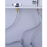 Maxbell rinser Spraying Holes Bottle Washer Automatic Stainless Steel Gray with hose
