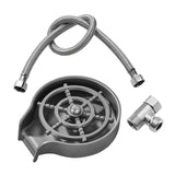 Maxbell rinser Spraying Holes Bottle Washer Automatic Stainless Steel Gray with hose