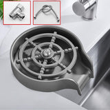 Maxbell rinser Spraying Holes Bottle Washer Automatic Stainless Steel Gray with hose