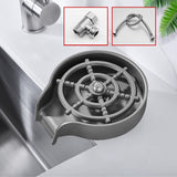 Maxbell rinser Spraying Holes Bottle Washer Automatic Stainless Steel Gray with hose