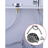 Maxbell rinser Spraying Holes Bottle Washer Automatic Stainless Steel Gray with hose
