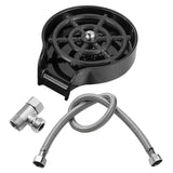 Maxbell rinser Spraying Holes Bottle Washer Automatic Stainless Steel Black with hose